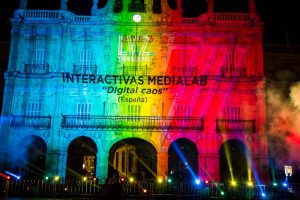 Caos Digital interactivas Luz y Vanguardas Salamanca VideoMapping Festilval